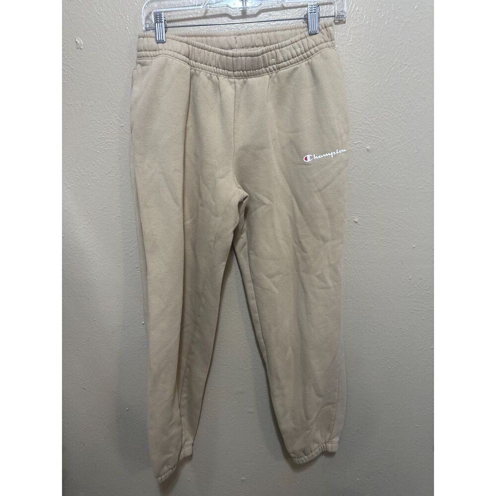 Champion Women's XS Sweatpants Joggers Athleticwear Beige Casual‎